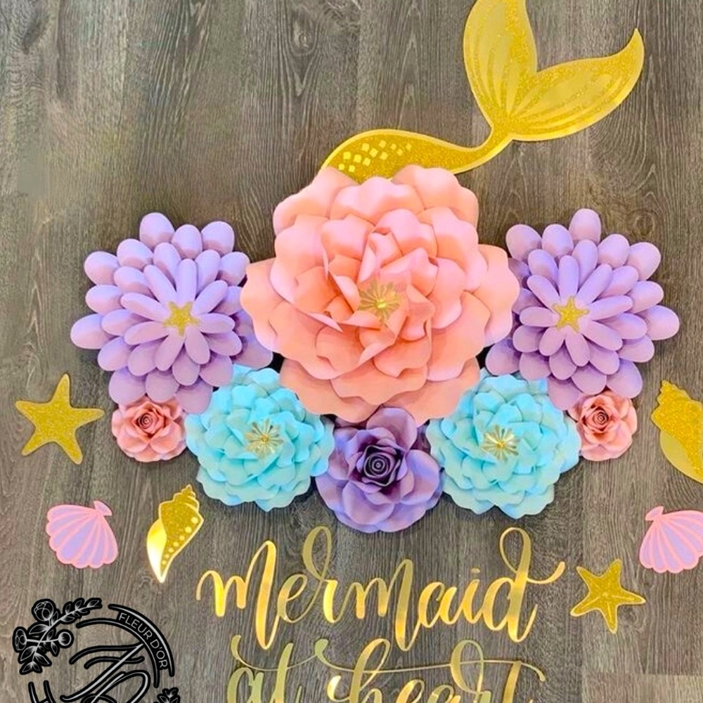 Mermaid Flower Decor